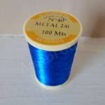 Metallic Thread Fil Au Chinois 40 Blue 240